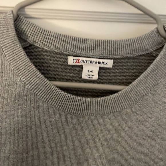 Cutter & Buck - Men’s Crewneck Sweater (Gray) - Large - Picture 2 of 3